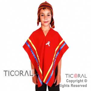 DISF COYA NIO CAND T1 C/PONCHO Y GORRO x 1